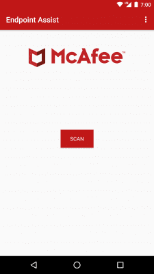 Screenshot of the application McAfee Endpoint Assistant - #1