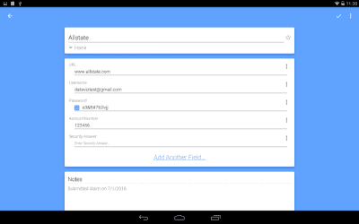 Screenshot of the application Passwords Plus Password Mgr - #15