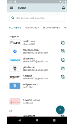 Screenshot of the application Dashlane Password Manager - #7