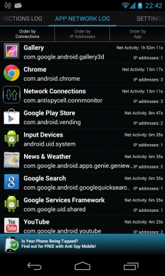 Screenshot of the application Network Connections - #3