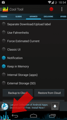 Screenshot of the application Cool Tool - system stats - #3