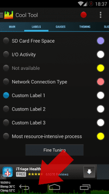 Screenshot of the application Cool Tool - system stats - #6