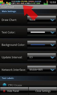 Screenshot of the application Cool Tool - system stats - #8
