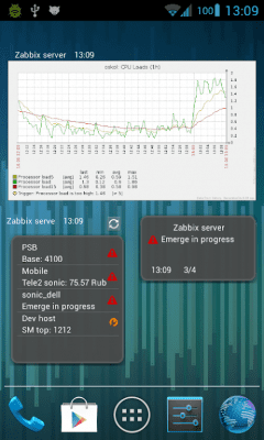 Screenshot of the application Andzabbix Lite - #8