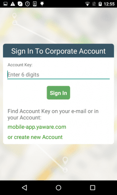 Screenshot of the application Yaware.Mobile - #2