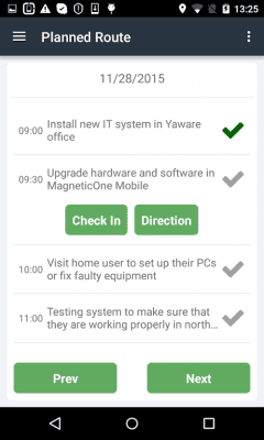 Screenshot of the application Yaware.Mobile - #7