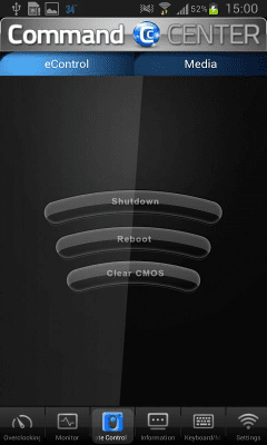 Screenshot of the application MSI Command Center - #5