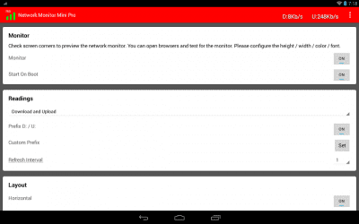 Screenshot of the application Network monitoring - #14