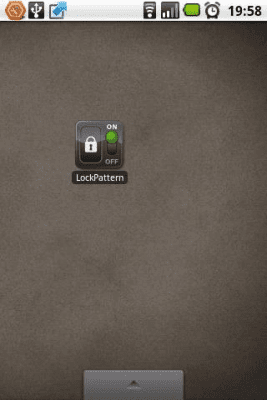Screenshot of the application LockPattern OnOff - #3