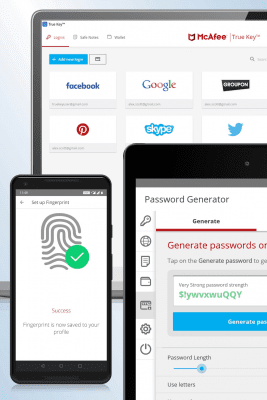 Screenshot of the application True Key from McAfee - #4