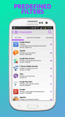 Screenshot of the application F-Secure App Permissions - #6