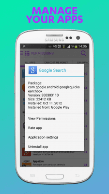 Screenshot of the application F-Secure App Permissions - #7