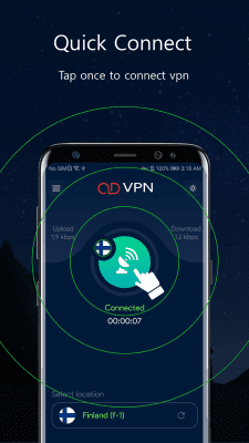 Screenshot of the application OD VPN - #1