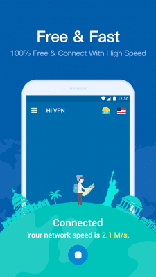Screenshot of the application Hi VPN - #2