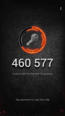 Screenshot of the application Wargaming Auth - #2