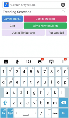 Screenshot of the application ASUS Browser - #5