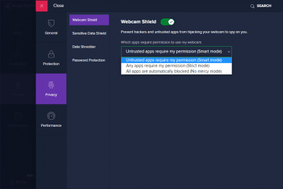 Screenshot of the application Avast Internet Security - #4