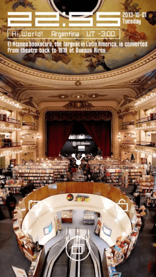 Screenshot of the application Hi,World! - #3