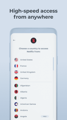 Screenshot of the application Hola Free VPN Proxy - #3