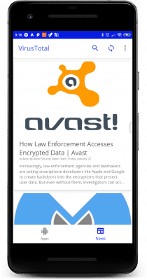 Screenshot of the application VirusTotal Mobile - #6