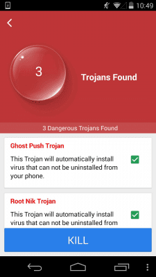 Screenshot of the application Stubborn Trojan Killer - #4