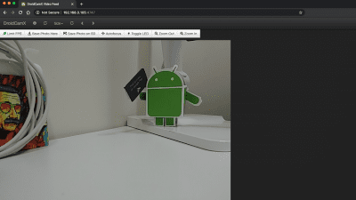 Screenshot of the application DroidCam Wireless Webcam - #5