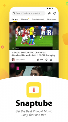 Screenshot of the application Snaptube - #1