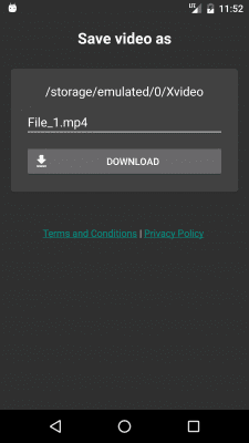 Screenshot of the application FVD - Free Video Downloader - #3