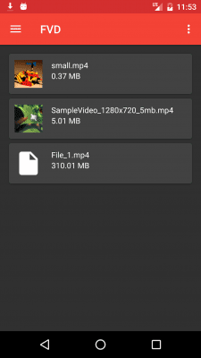 Screenshot of the application FVD - Free Video Downloader - #4
