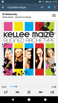 Screenshot of the application FrostWire: Torrent Downloader & Music Player - #5