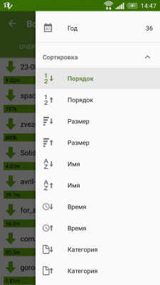 Screenshot of the application DVGet Download Manager - #5