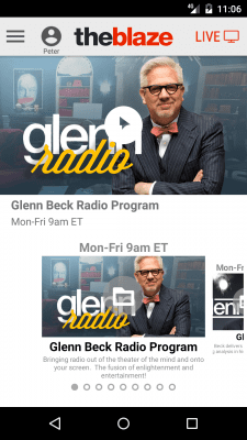 Screenshot of the application TheBlaze - #3