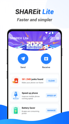 Screenshot of the application SHAREit Lite - #1