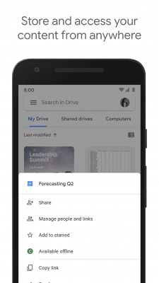 Screenshot of the application Google Drive - #1