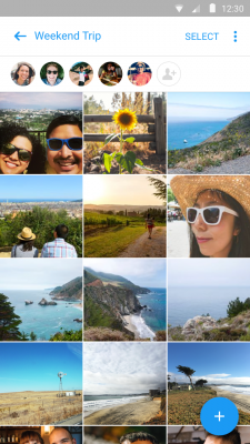 Screenshot of the application Moments - #3