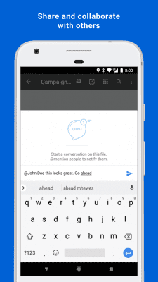 Screenshot of the application BOX - #4
