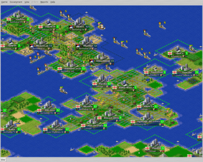Screenshot of the application Freeciv - #4