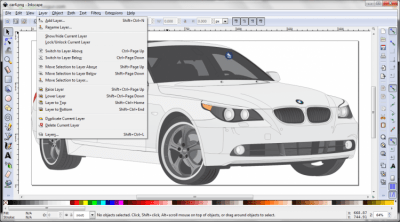 Screenshot of the application Inkscape - #2