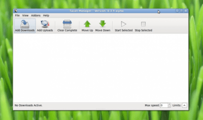 Screenshot of the application Tucan Manager - #1