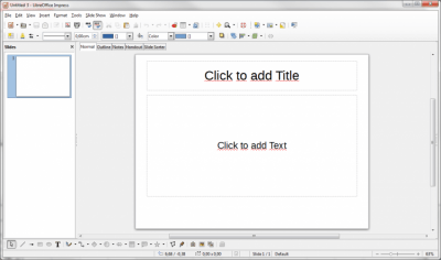 Screenshot of the application LibreOffice Windows - #3