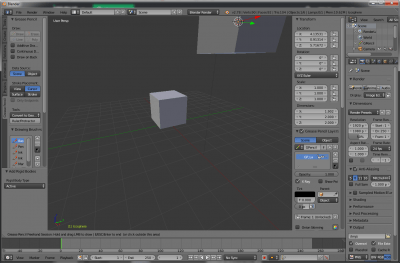Screenshot of the application Blender - #3