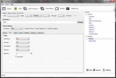 Screenshot of the application HandBrake for Windows - #2