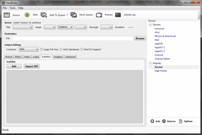 Screenshot of the application HandBrake for Windows - #4
