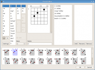 Screenshot of the application TuxGuitar - #3
