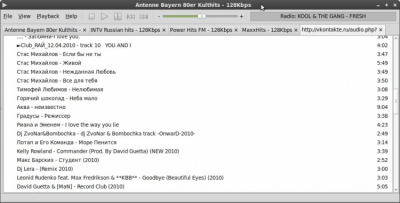 Screenshot of the application Foobnix - #3