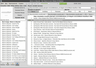Screenshot of the application Foobnix - #6