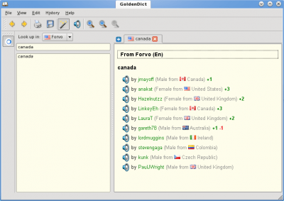 Screenshot of the application GoldenDict - #6