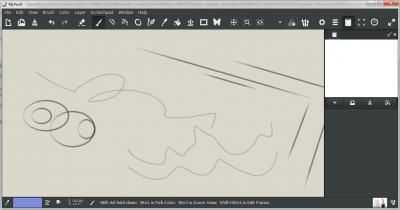Screenshot of the application MyPaint - #3