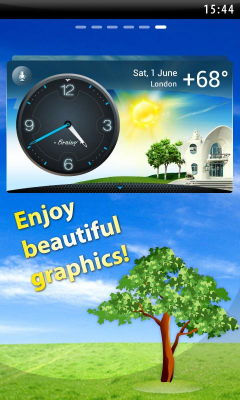 Screenshot of the application Weather & Clock - Meteo Widget - #3
