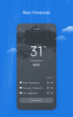 Screenshot of the application Weather - By Xiaomi - #6